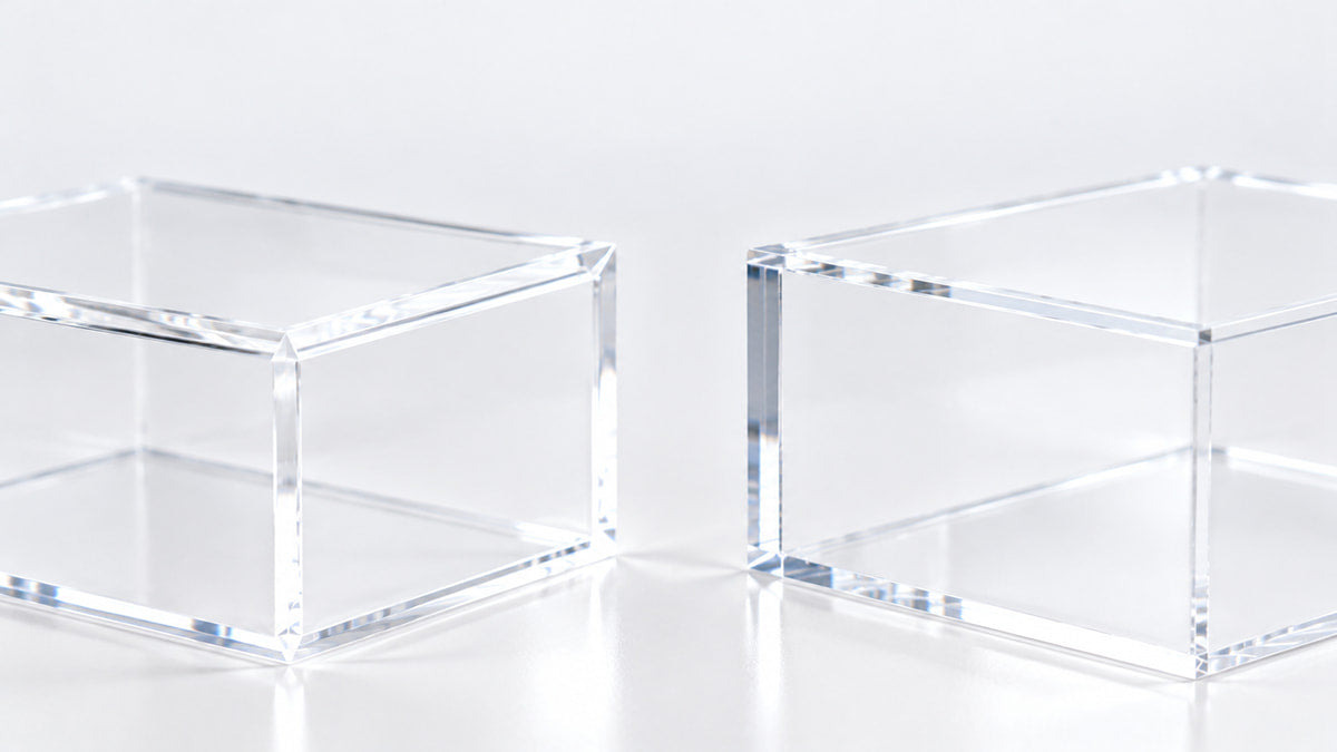 Custom Acrylic Boxes: 45° Miter Joint vs Butt Joint – Which One to Choose?