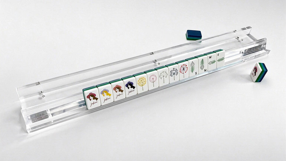 Clearmax Pro Acrylic Mahjong Tiles & Racks: Elevate Your Game Night with Premium Transparent Gaming Accessories