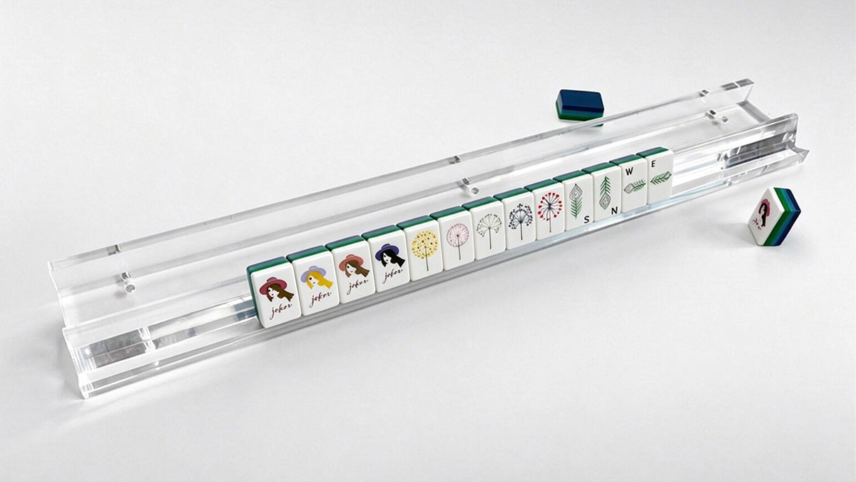 Clearmax Pro Acrylic Mahjong Tiles & Racks: Elevate Your Game Night with Premium Transparent Gaming Accessories