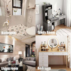 Multi-functional acrylic bench used in bathroom, study room, living room, and bedroom
