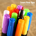 1mm fine-tip erasable markers for acrylic calendars, available in multiple colors for precise writing